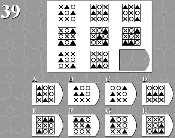 sle of iq test pattern questions iq test pattern task 39 from iqtest dk sle of iq test pattern questions iq test pattern task 39 from iqtest dk